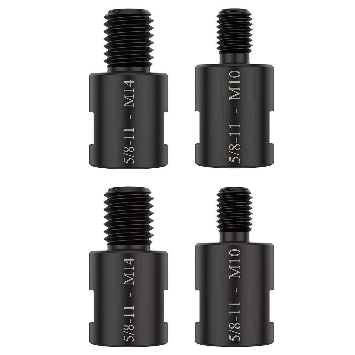 4x Adapter 5/8" 11 Female to M10/M14 Male  for Angle Grinder Electric Drill