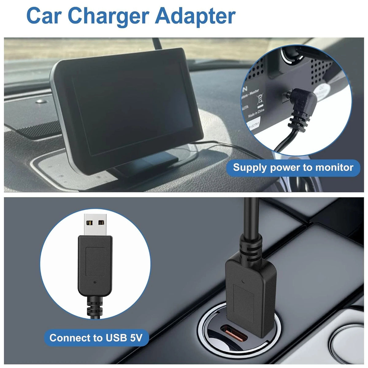 Car Charger Cable,USB to DC Plug Cable for Furrion FOS07TADS Vision S...