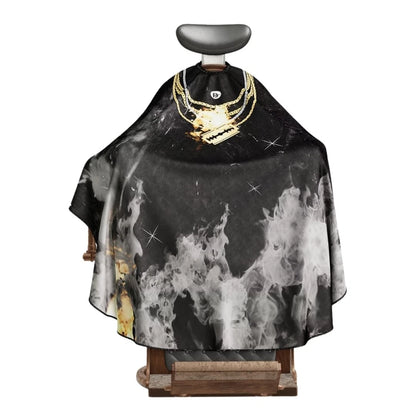 Professional Barber Cape - Hair Cutting with Adjustable X-Large, Multi