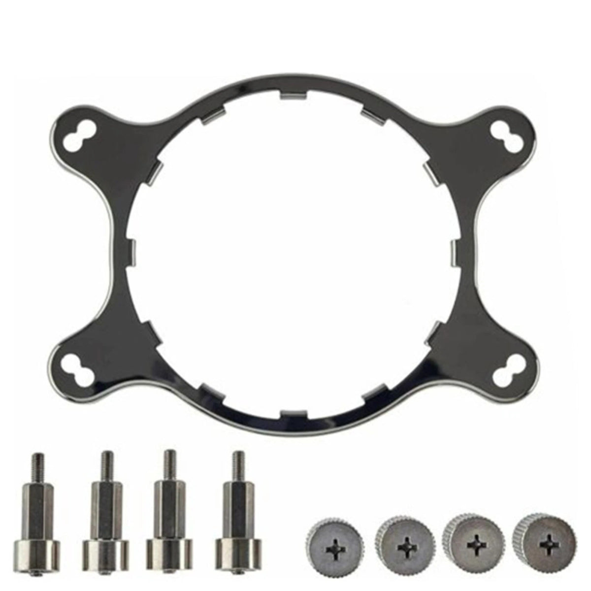 Carbon Steel Cooler Mounting Bracket Kit for Corsair H55 H80I Tt water 3.0；