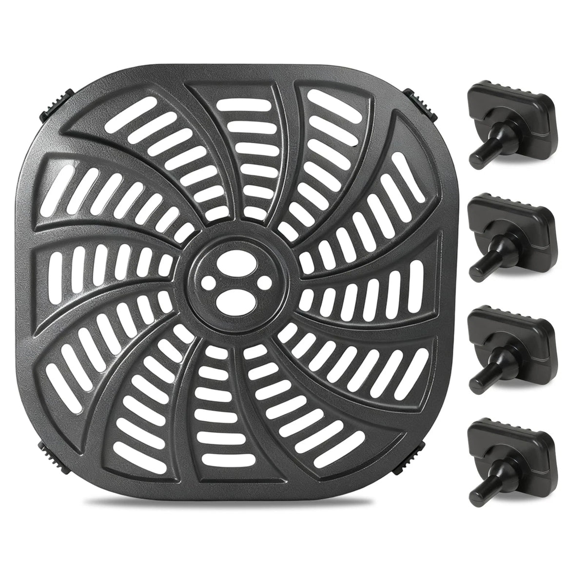 7QT Air Fryer Grill Plate for Gourmia GAF798 GAF716 Fryers, 8.97''×8.97'