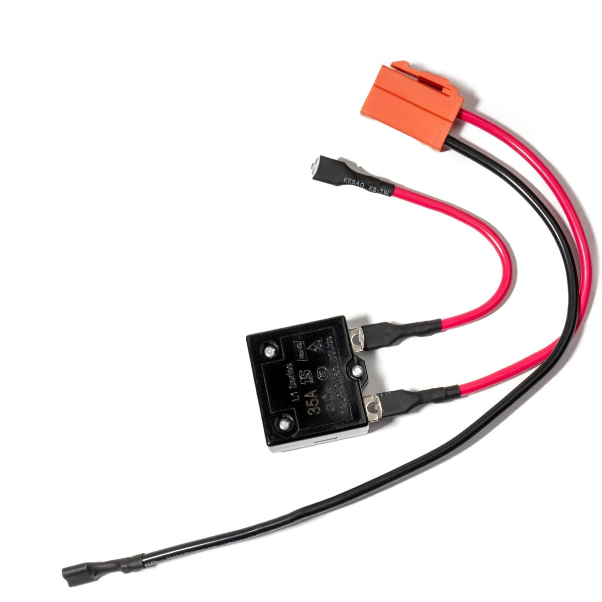 Ride on car Wiring Harness with 35A Fuse 24v Battery Charger Connector for...