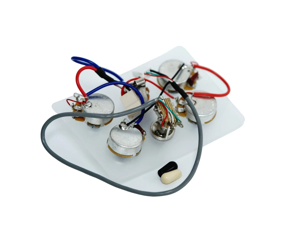 Guyker 1 Set LP Electric Guitar Pickup Wiring 1 Toggle Switch + 4 Pots + Jack