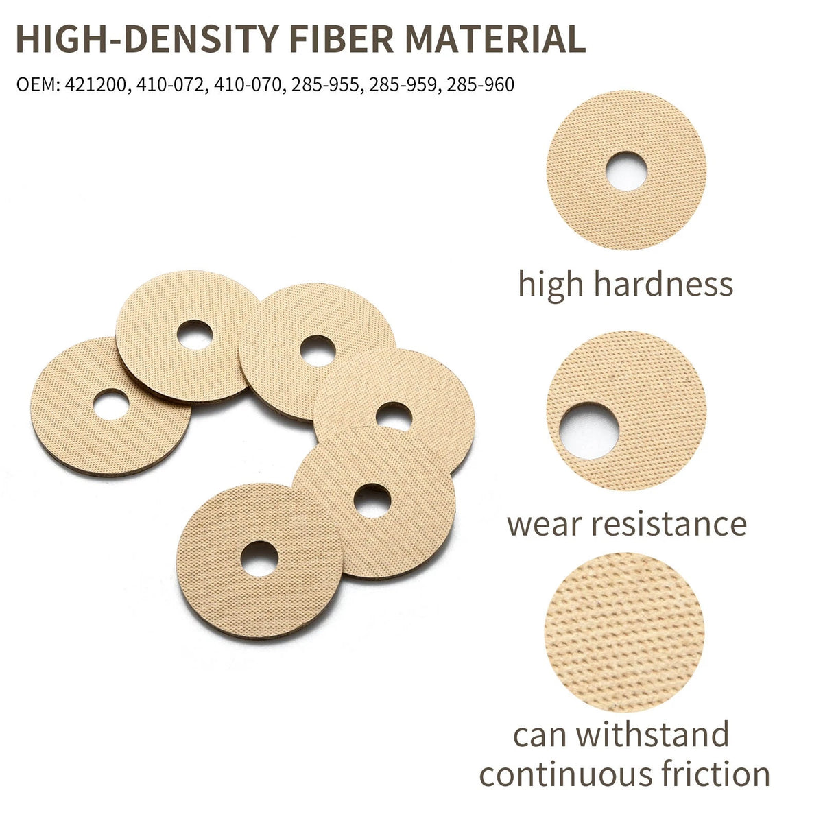 6Pcs Blade Washer For Grasshopper Mower Prevents Slippage Between Blade Adapter