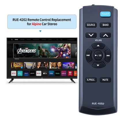 RUE-4202 Remote Control For Alpine Car Radio CDE-143BT CDE-190R CDE-153BT