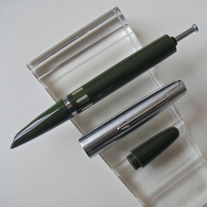 1Pc Classic Wing Sung 601 Steel Cap Vacumatic Fountain Pen F Nib 0.5mm Ink Pen a
