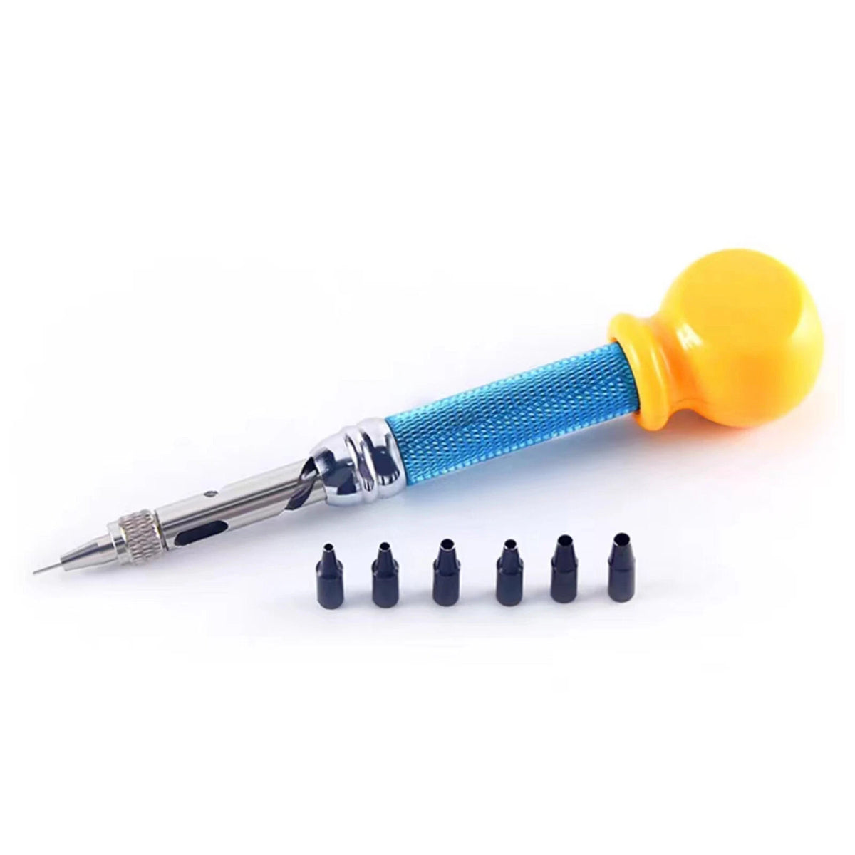 Leather Hole Puncher Watch Strap Band Punching Tool w/ 1.0mm-3.0mm Punching Head