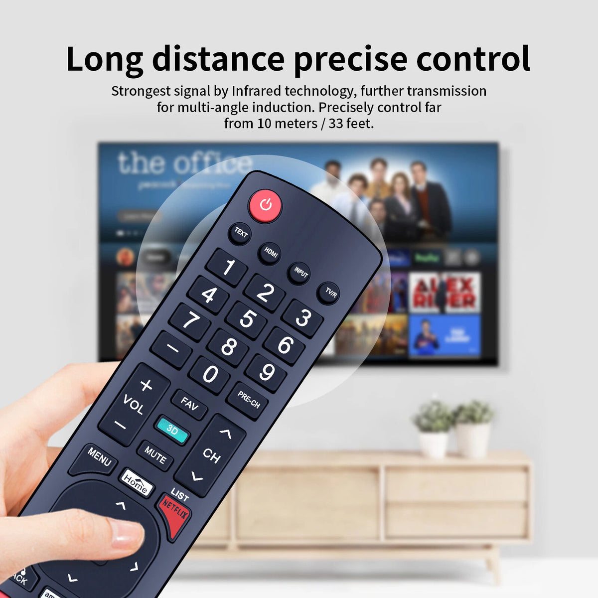 Remote Control For Monster MNVISION-15 Vision Portable Entertainment System