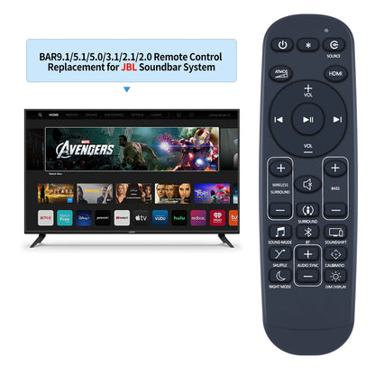 Remote Control For JBL Bar 9.1 Bar 5.1 Bar 5.0 Bar 3.1 Bar 2.1 Bar 2.0