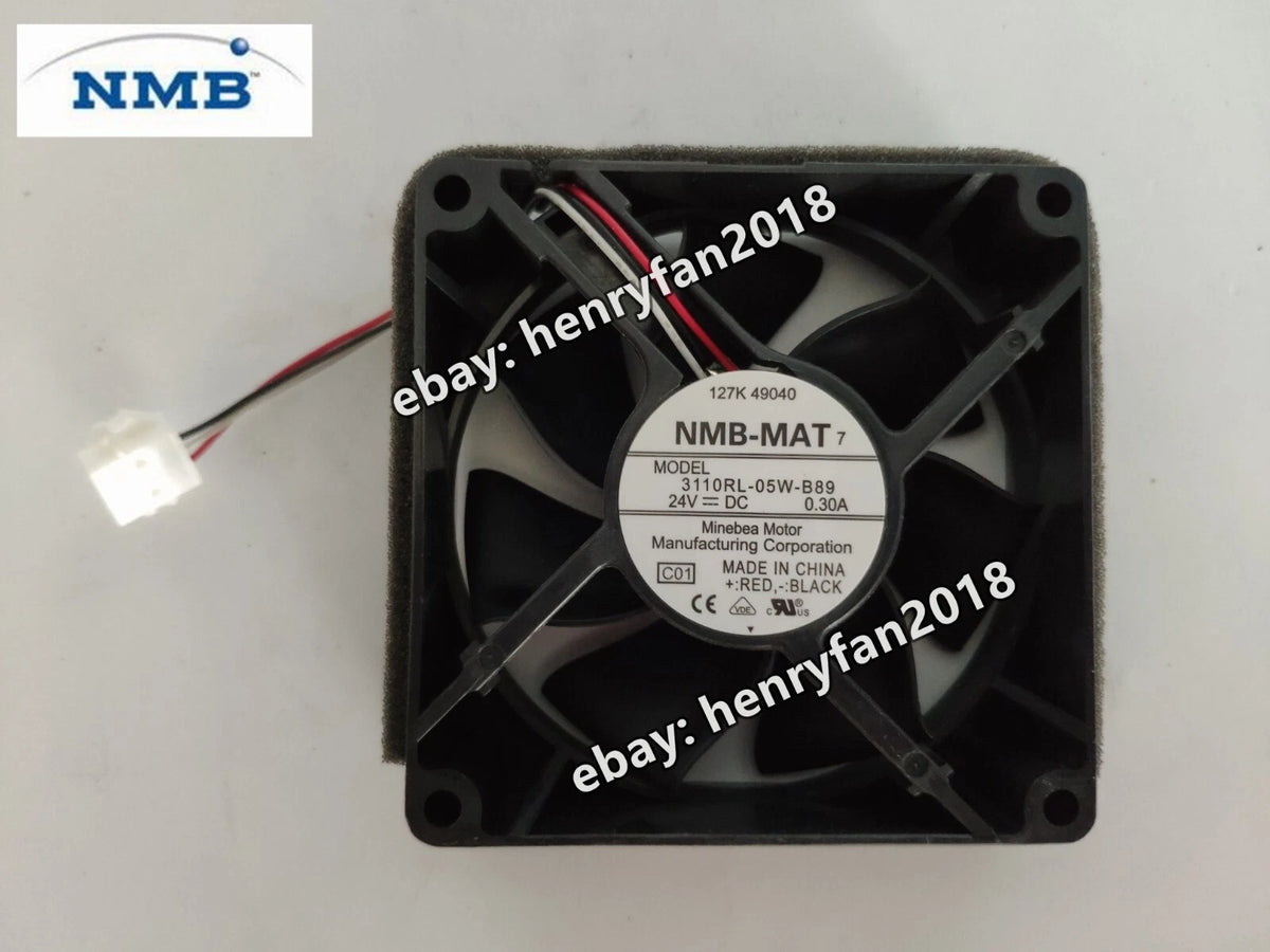 NMB Fan 3110RL-05W-B89 DC 24V 0.30A 80*80*25mm UPS power supply / Inverter Fan