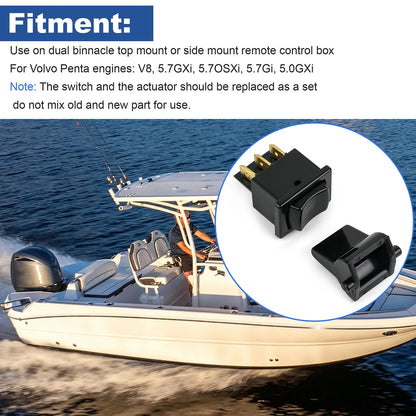 Throttle Tilt & Trim Switch For Volvo Penta Stern Drive 3856844 3856839