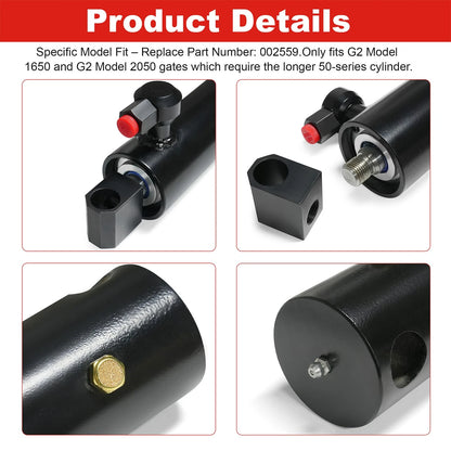 Hydraulic Lift Cylinder for Tommy Gate G2 1650 & 2050 Models Replacement 002559