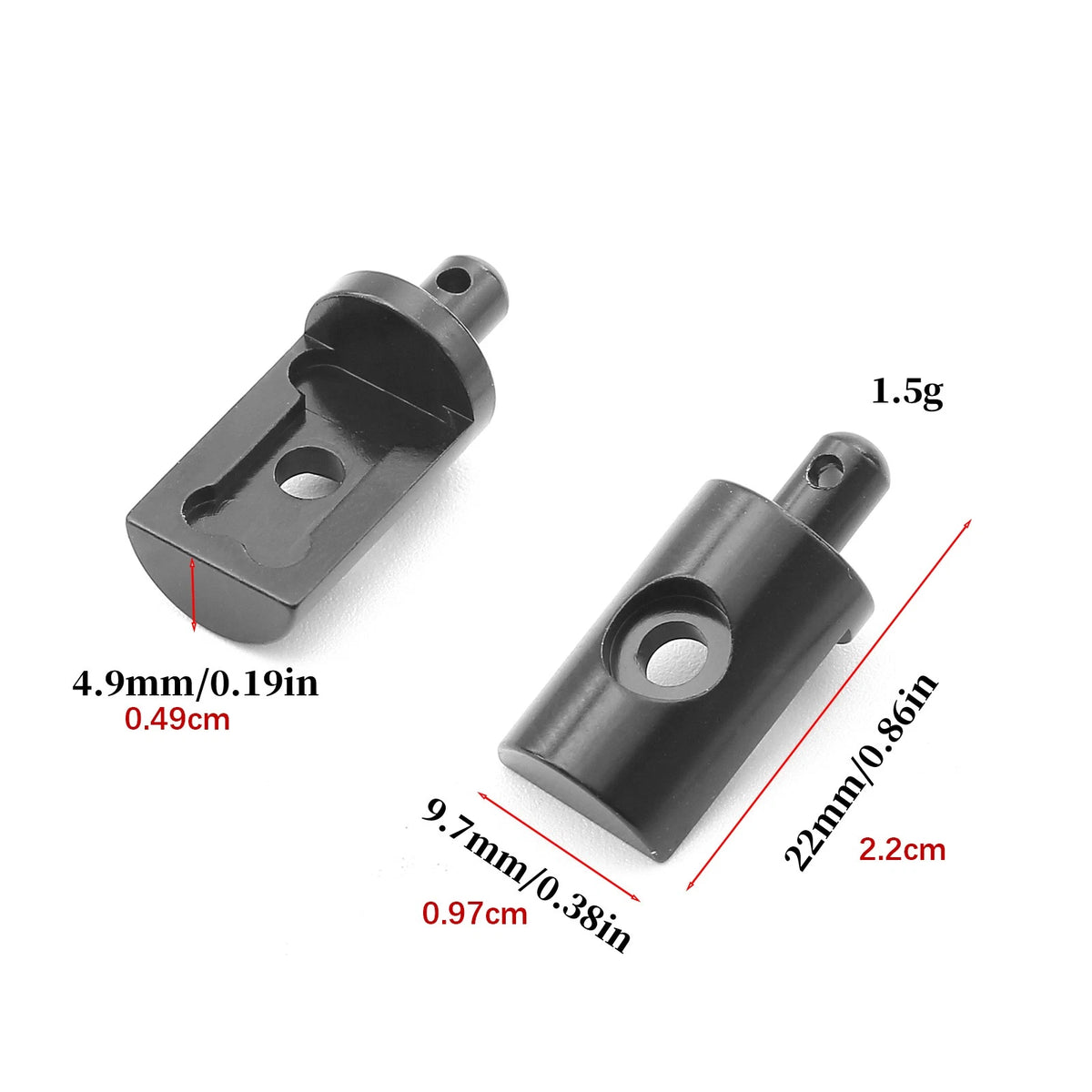 Aluminum Alloy Body Brackets Parts For Tamiya CW-01 Lunch Box 58347 1/12 RC Car