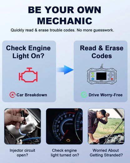 OBD2 Scanner Diagnostic Tool, ZEXMTE Professional with Data...