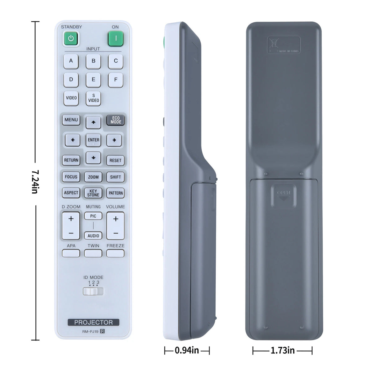 RM-PJ19 Remote Control For Sony Projector VPLFX30 VPLFX35 VPLFX37 VPLFH35