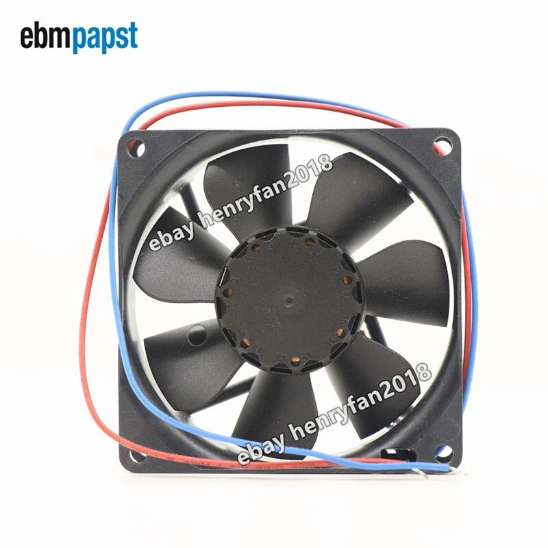 For ebmpapst 8414NH-221 Axial Fan DC 24V 2.4W 98mA 80*80*25mm 2wires Cooling Fan