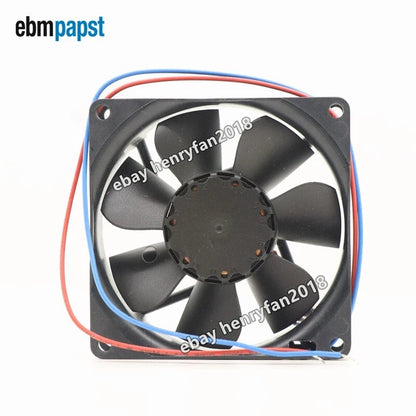 For ebmpapst 8414NH-221 Axial Fan DC 24V 2.4W 98mA 80*80*25mm 2wires Cooling Fan