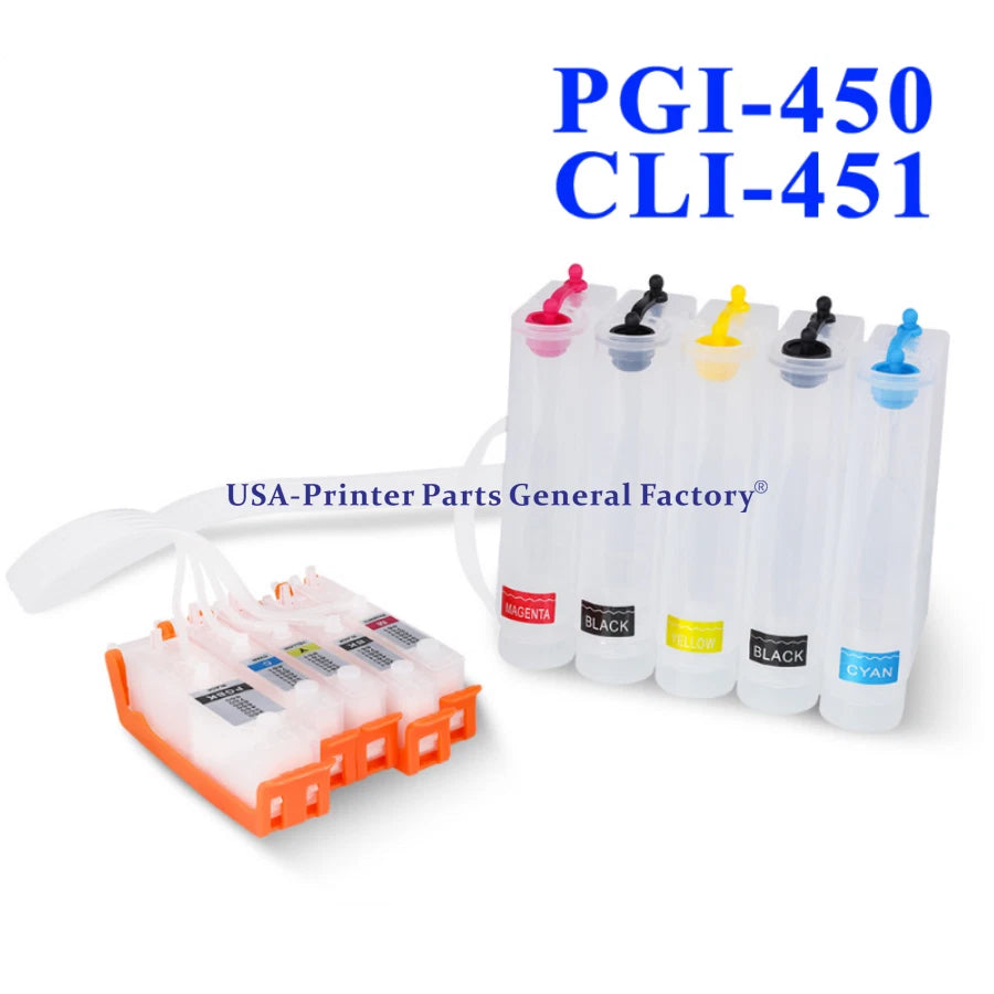 PGI-450 CLI-451 CISS For Canon IP7240 MX924 MG5440 MG5540 MG6640 MG5640 MG6440