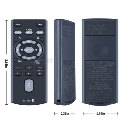 RM-X231 For Sony Disc Player Remote Control MEXN5100BT WX-900BT WXGS920BH