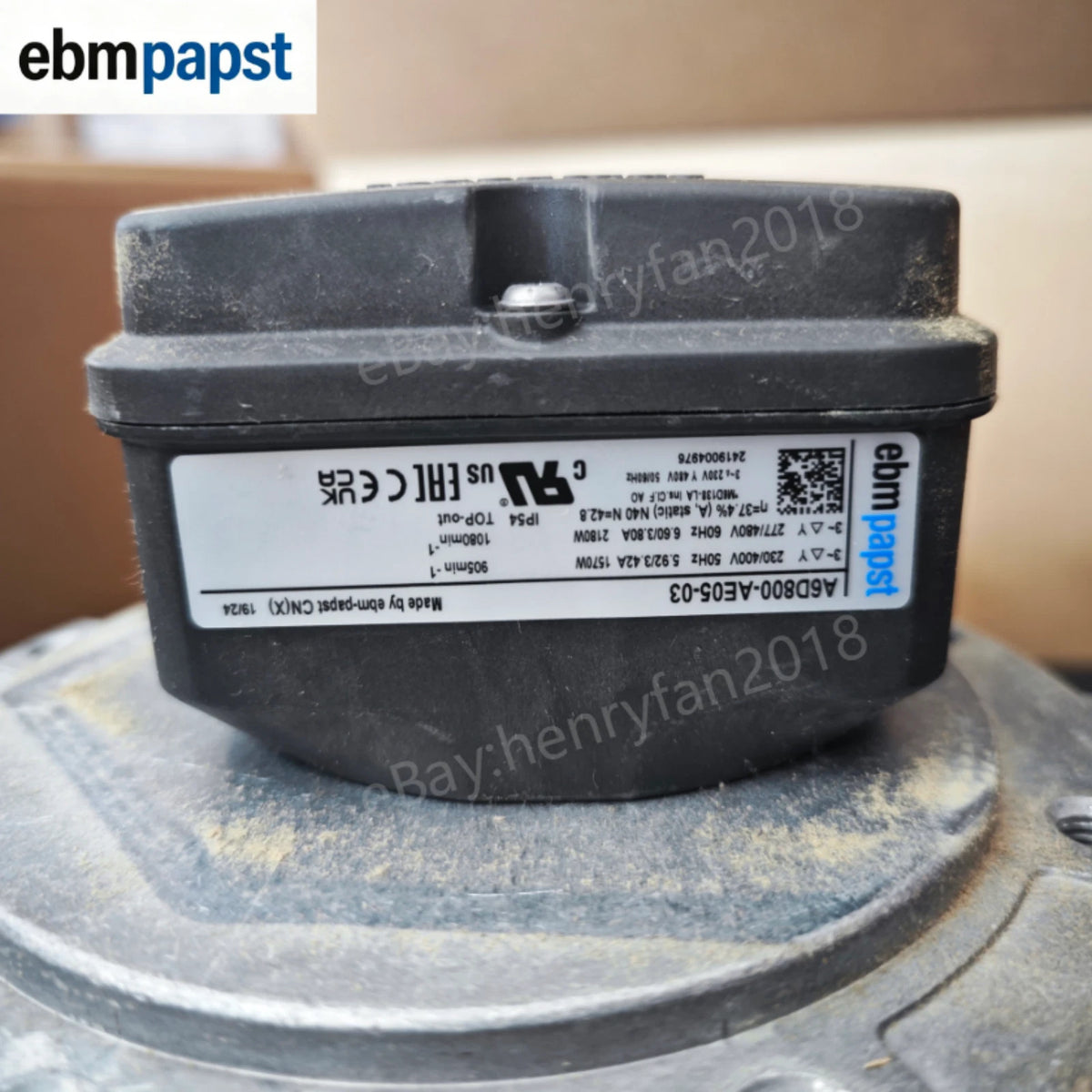 A6D800-AE05-03 for ebmpapst AC for Industrial Refrigeration Cooling Fan