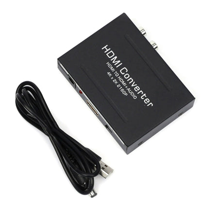1080P HDMI Converter HDMI to SPDIF Optical 4K RCA L/R Analog Audio Extractor d