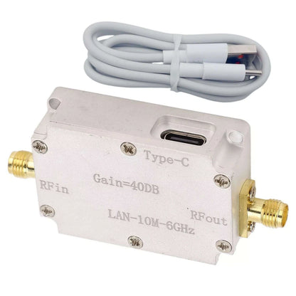 10M-6GHz RF Amplifier High Gain Driver Receiving Amplifier for GPS Receiver 40dB