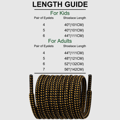 Endoto 3 Pairs Shoelaces for Merrell Moab Boots 56Inch, Taupe&khakicombo