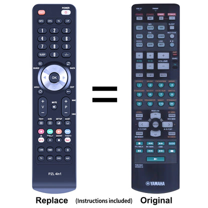 RAV324 WG64650 US Replacement Remote Control For Yamaha HTR-N5060 RX-N600