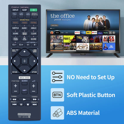 RMT-AM120U Remote Control For Sony Audio System MHC-V7D  MHC-GT3D MHC-GT5D