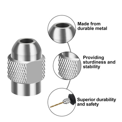16PCS Drill Chuck Collet Set for Dremel perfect for light-duty accessories