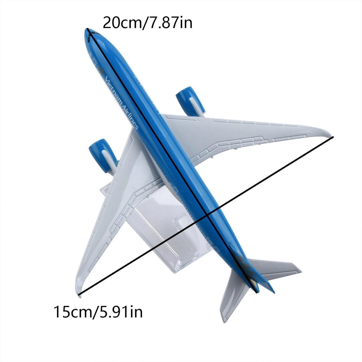 1:400 16cm A350 Vietnam Airlines Airplane Model Alloy Plane Diecast Ornaments r