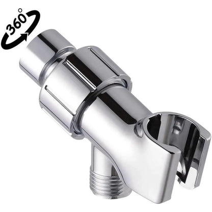 Plastic Shower Arm Bracket with 360° Swivel Joint, Easy Install, 2-Pack Sets