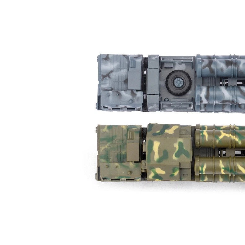 Russian S-300 Missile Launcher Vehicle 4D Unassembled Military Scene DIY 1/72