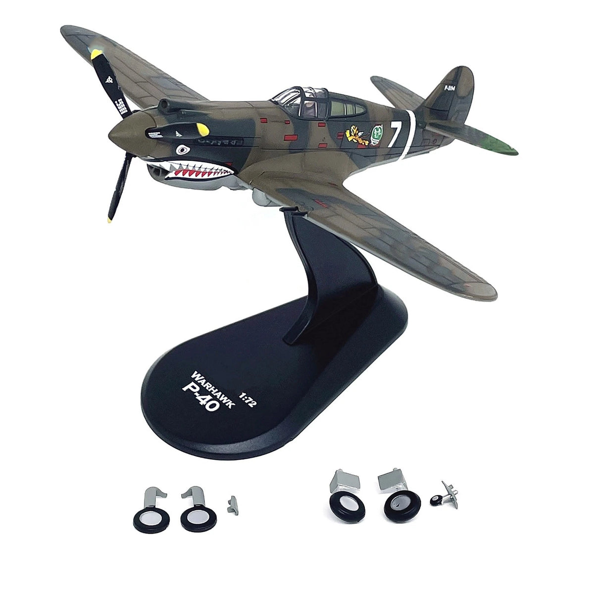13cm Diecast Alloy 1/72 WWII US For Curtiss P-40C Warhawk Fighter 1PCS Model