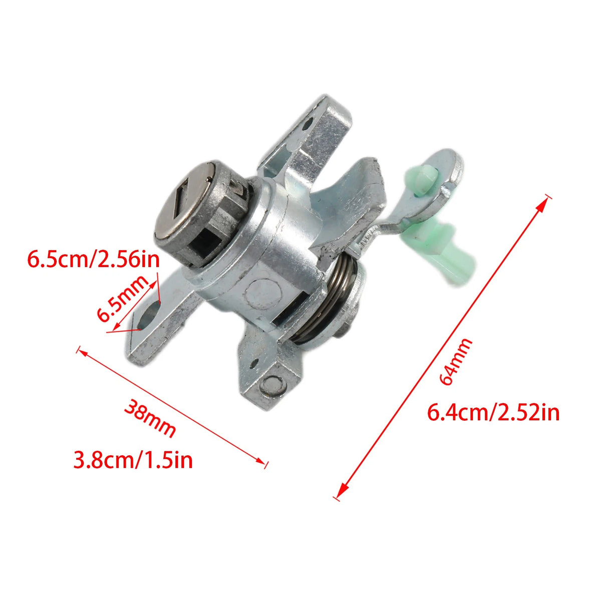 1PC Front Left Side Door Lock Cylinder with Key For Honda Odyssey 72185SLNA01