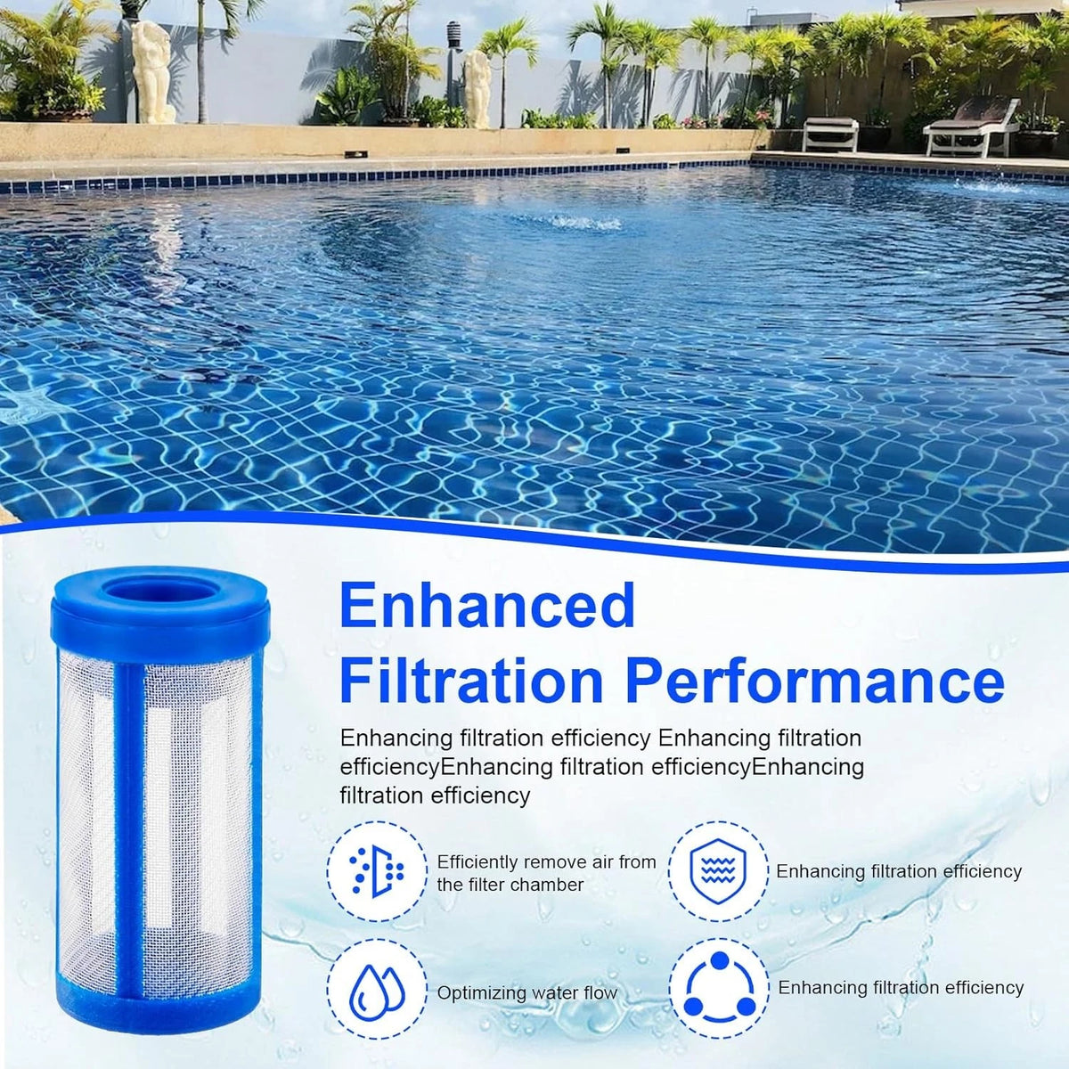 WC8-126Z Air Bleed Replacement Kit for Pentair Sta-Rite Pool and Spa Filter,...