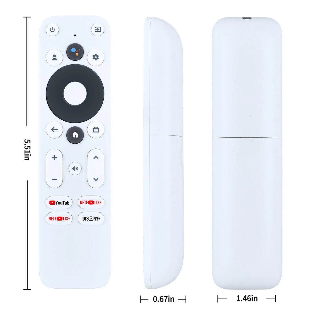 Remote Control For Google TV Next 4K TV Stick S905Y4 with Google Assistant