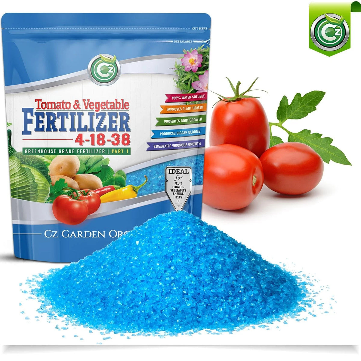 4-18-38 Fertilizer Made in USA –  Water Soluble Plant Food for...