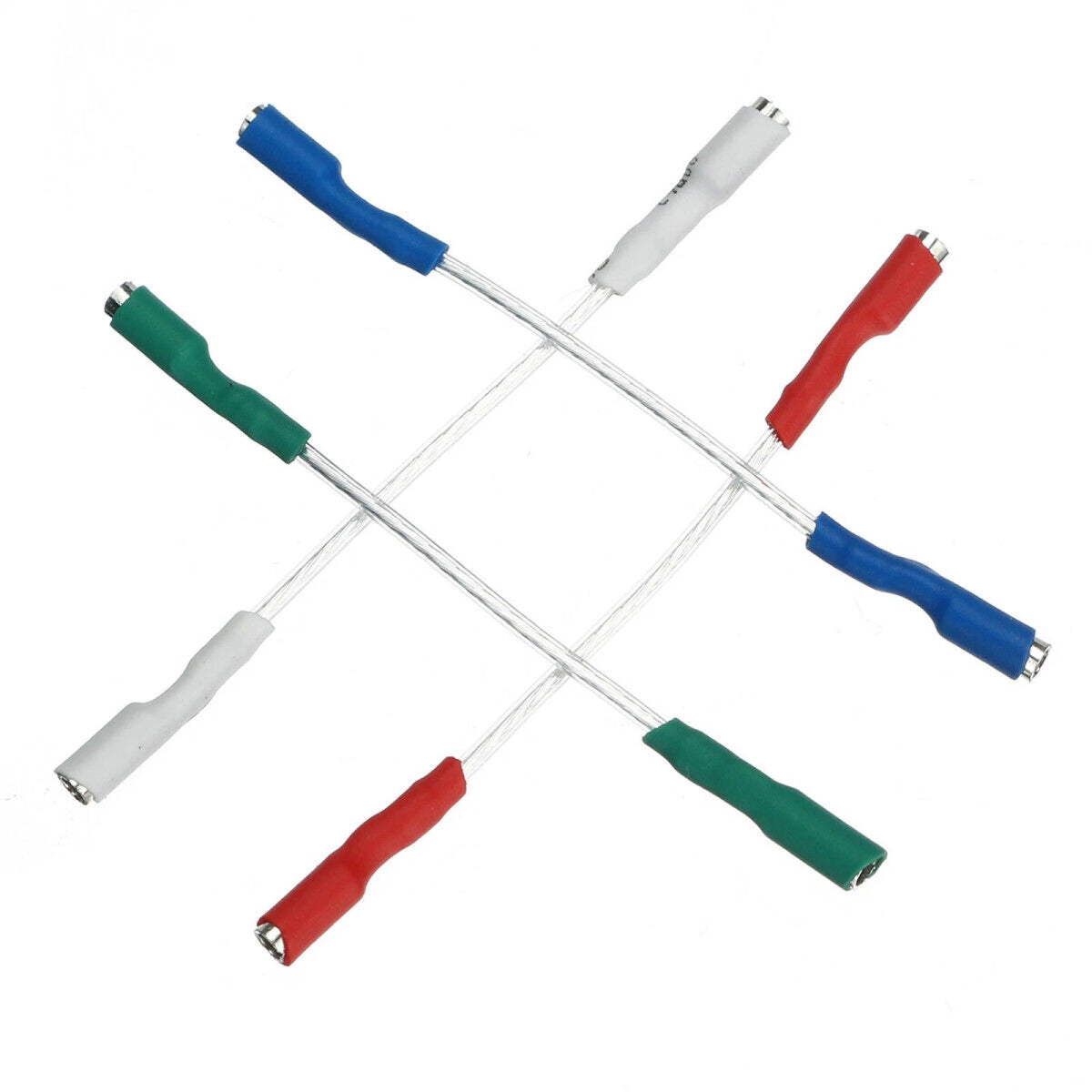4Pcs 7N headshell wires OFC turntable leads phono cartridge cables replacement F