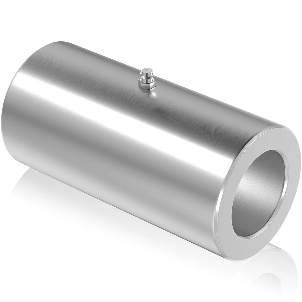 MAOTUWEILAI Tail Wheel Fork Tube Mount Bushing with Zerk Fitting, Silver