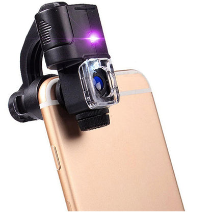 90XZoom Cellphone LED Magnifier Mobile Phone Microscope Micro Optical Glass Lens