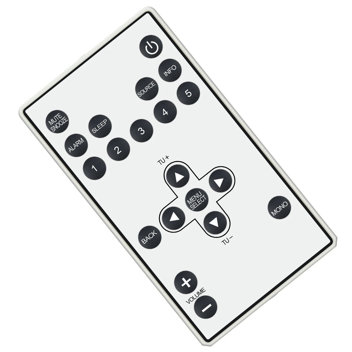For Tivoli Audio PAL+ PALPRWHT Replacement Remote Control