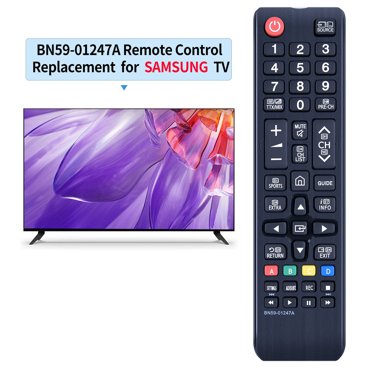 BN59-01247A Remote Control For Samsung Smart TV 7 Series 8 Series 9 Series