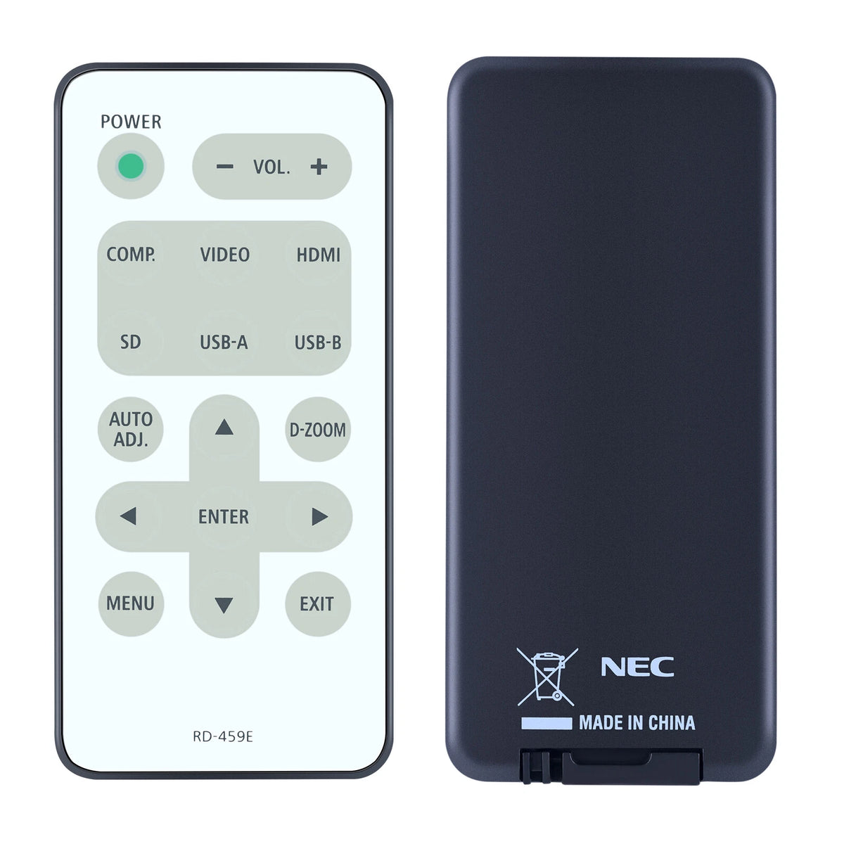 RD-459E For NEC Projectors Remote Control NP-L50W NP-L51W NP-L102W+ NP-L51W+
