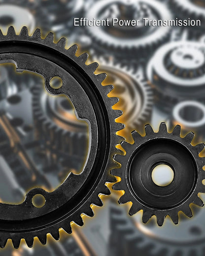50T M1.0 Hardened Steel Spur Gear with 20T Pinion Fit for 50T+20T