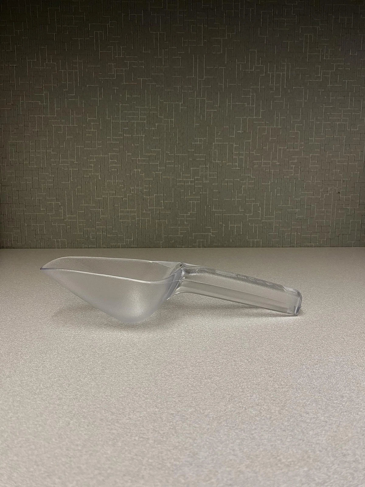 Rubbermaid Commercial Products Plastic Utility Ice Scooper, 6-Ounce, Clear