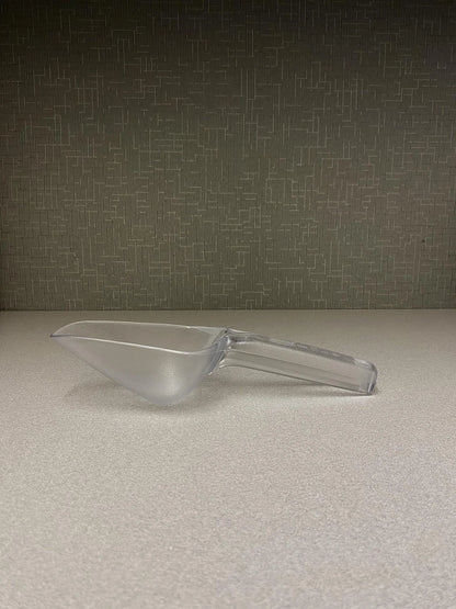 Rubbermaid Commercial Products Plastic Utility Ice Scooper, 6-Ounce, Clear