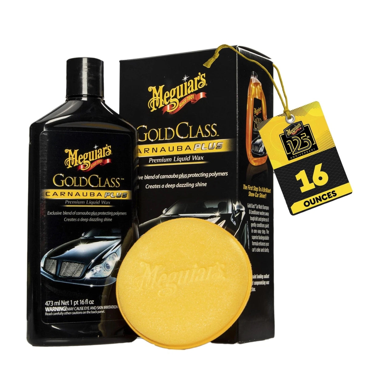 Meguiar's Gold Class Carnauba Plus Premium 16 Fl Oz (Pack of 1), No Color