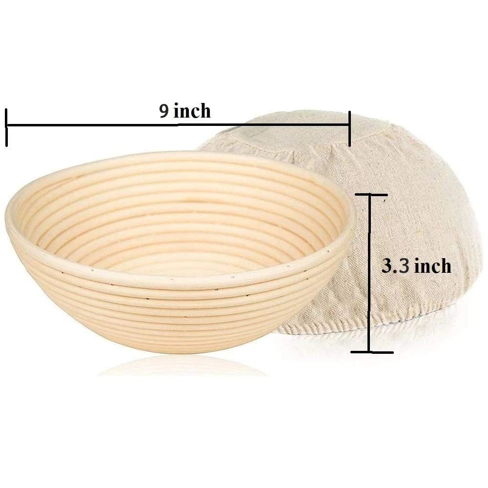 YAANI Sourdough Starter Kit, 9 Inch Round + 10 Oval + Tools