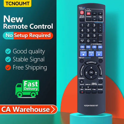 N2QAYB000197 Remote Control For Panasonic DVD Player DMR-EZ485VK DMR-EZ485V